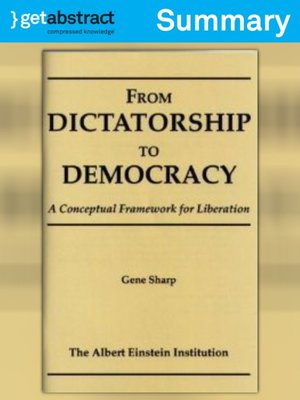 cover image of From Dictatorship to Democracy (Summary)